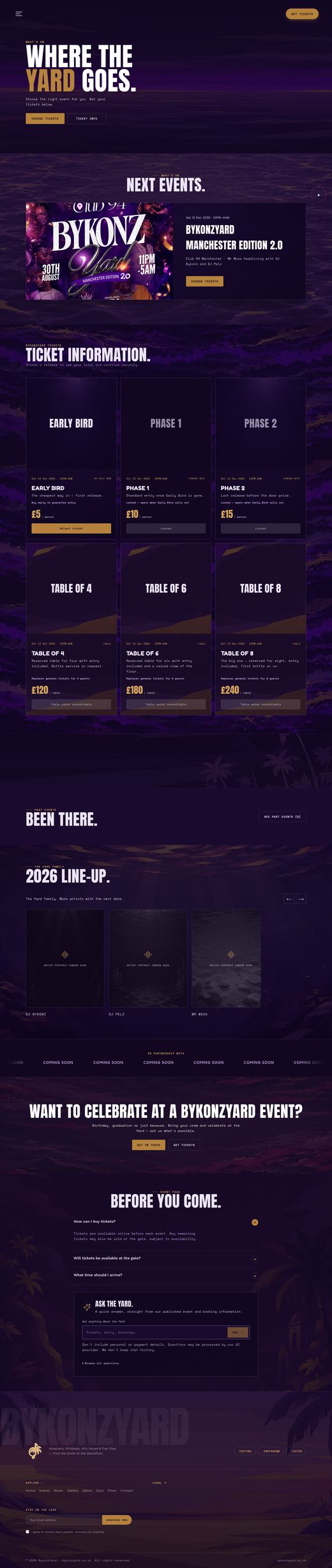 Events full length